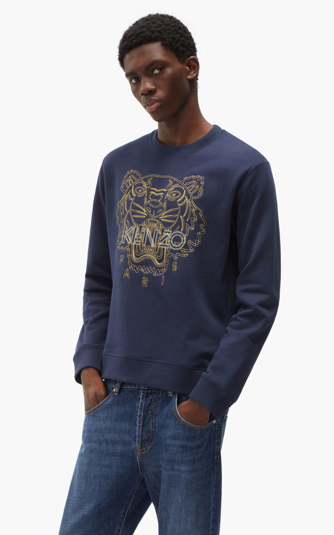 Sudadera Kenzo Tiger Hombre Azul Marino Azules - SKU.4859946